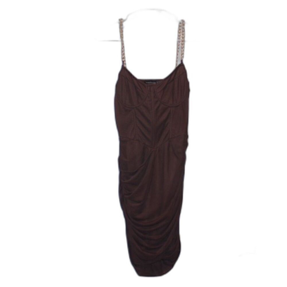 PrettyLittleThings Brown Mini Dress Women SIze 6